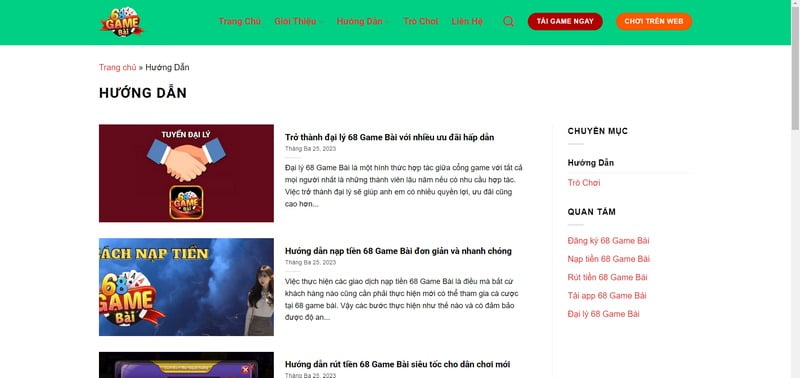 Những trò chơi phổ biến nhất trong Neo79 Hall - Neo79