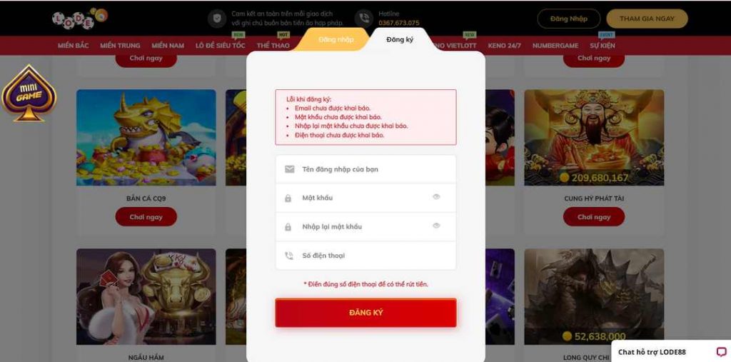 Nạp và rút tiền trên nền tảng trực tuyến Win58 - Win58